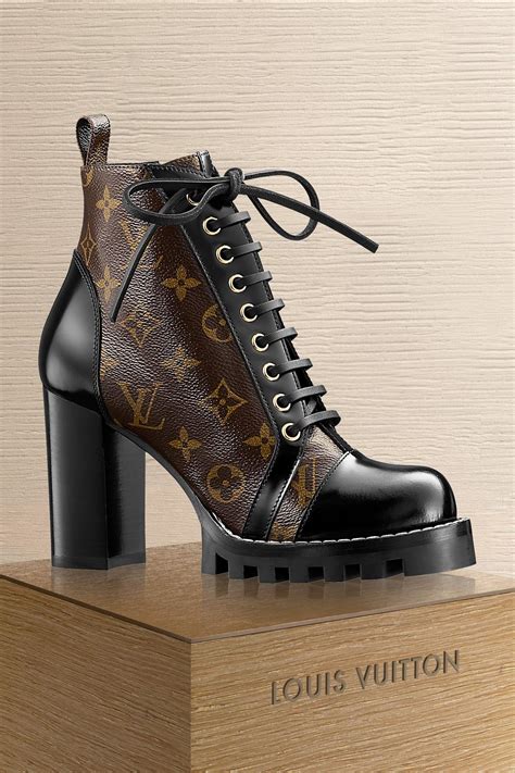 louis vuitton high heel riveted boot